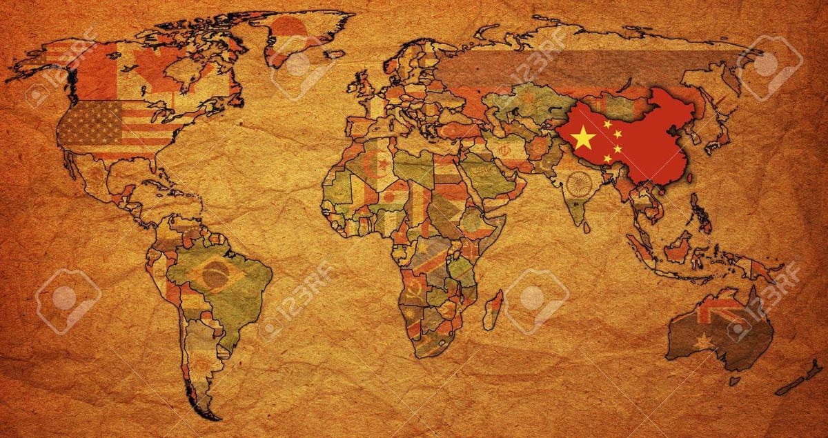 China alte Karte