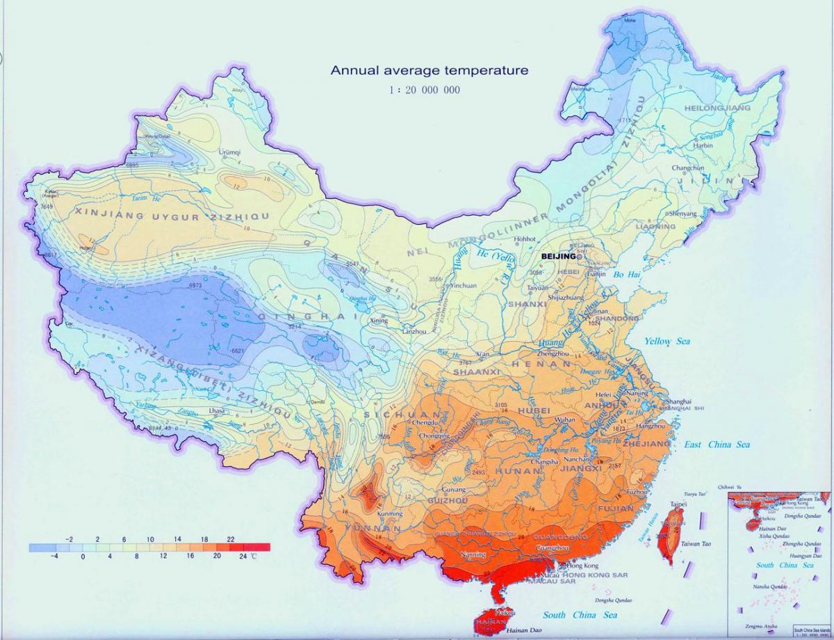 Wetterkarte China