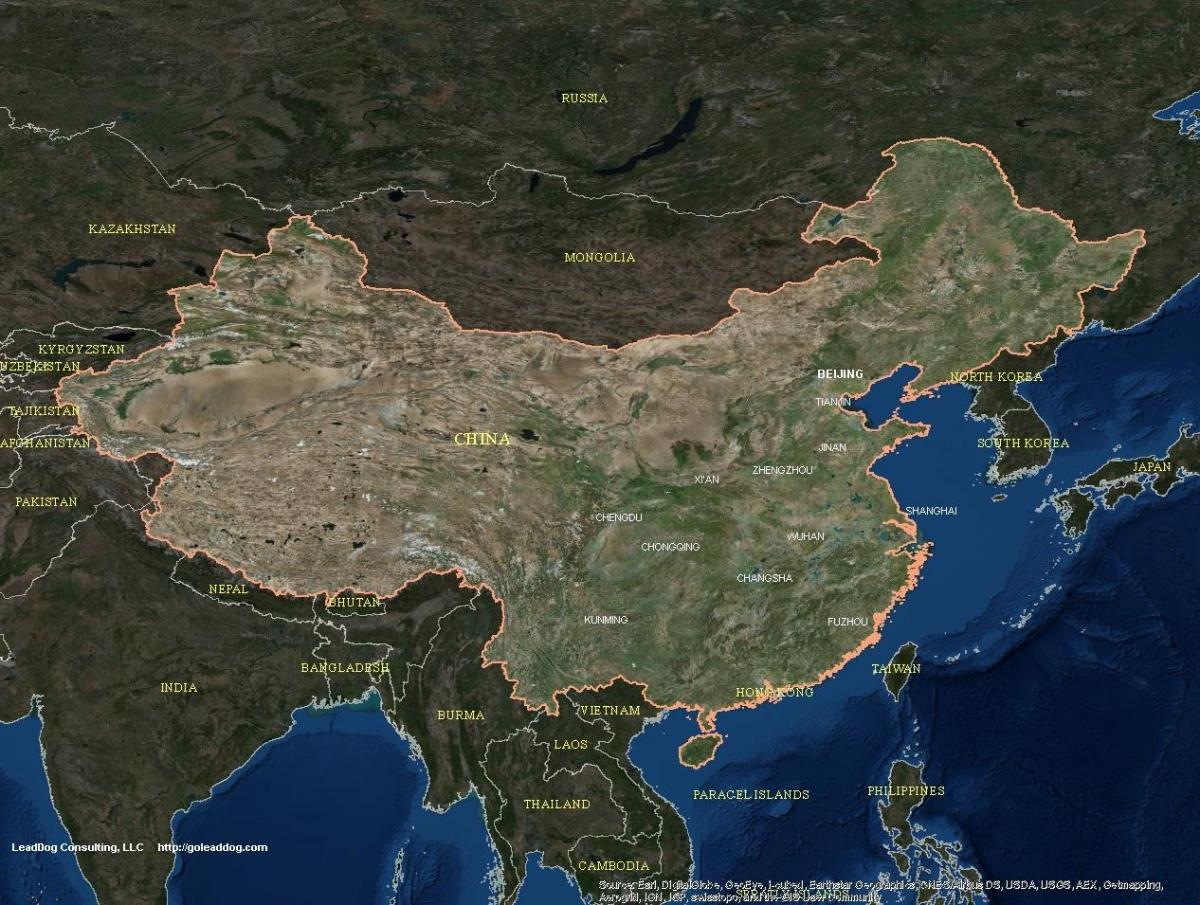 China-Sat-Karte