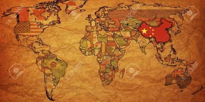 China alte Karte