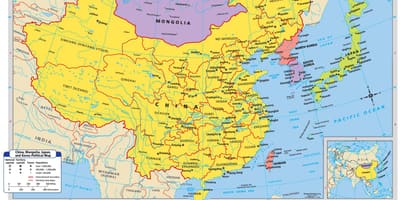 Karte für China