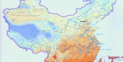 Wetterkarte China