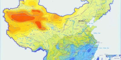 China Niederschlag anzeigen