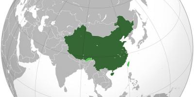 Karte von China Welt