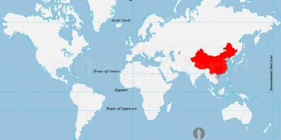 Chinesische Weltkarte
