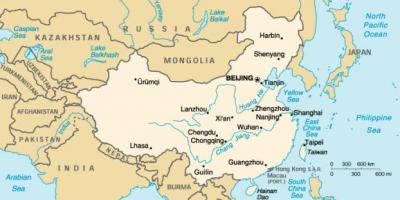 Antike Karte von China