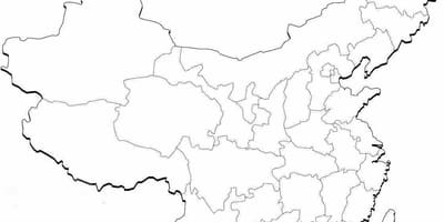 Karte von China-quiz