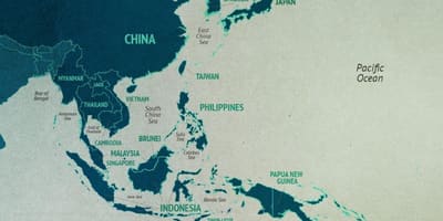 Karte anzeigen south China sea region