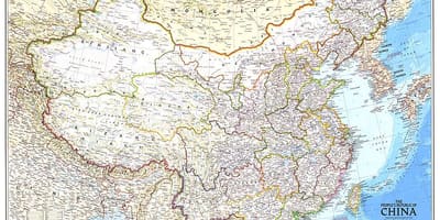 Karte von Republik China